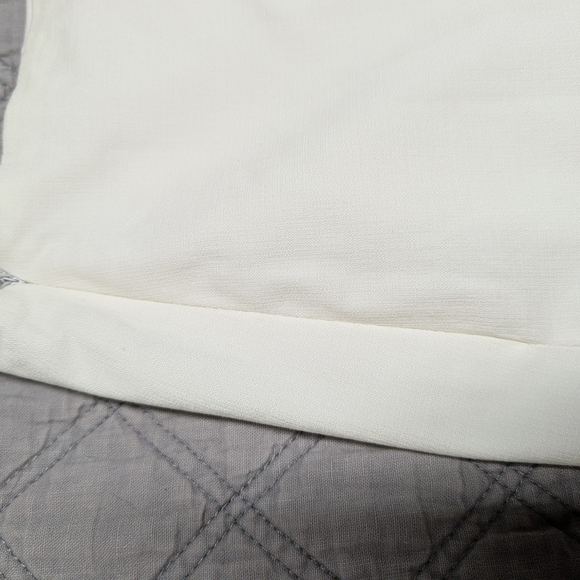 Emory Park Cream Asymmetrical Pencil Mini Skirt - Picture 3 of 7